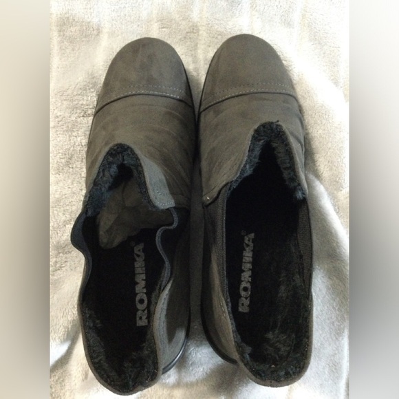 Romika Gray Suede Ankle Boots EU 37 US 6 to 6.5 - Picture 7 of 12